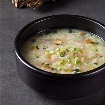 虾仁蔬菜粥